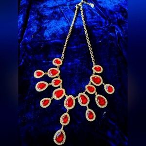 Ruby Crystal necklace